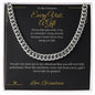 Every Visit, A Gift - Cuban Link Chain for Grandson
