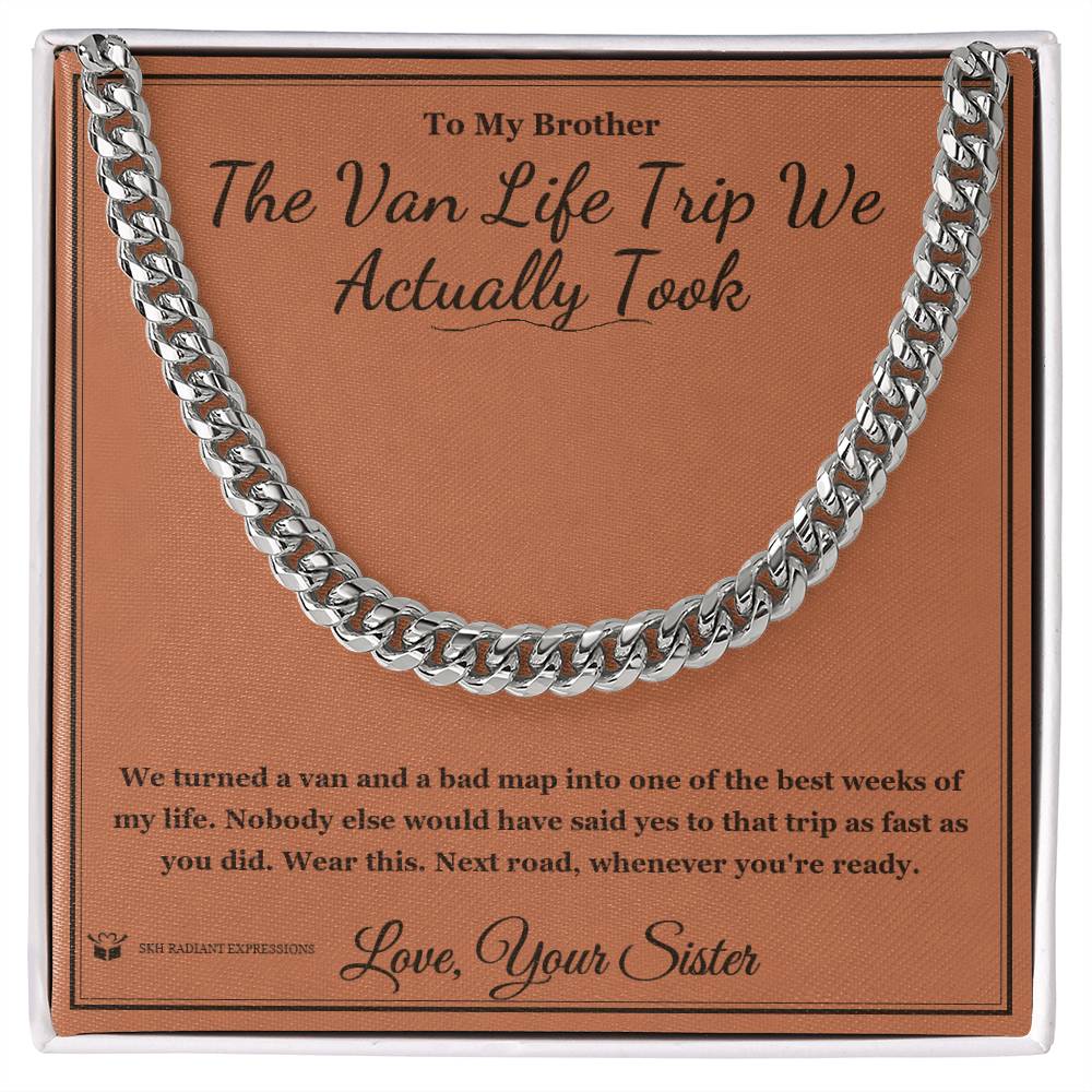 The Van Life Trip We Actually Took - Cuban Link Chain for Brother