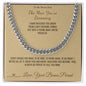 The Man You're Becoming - Cuban Link Chain for Stepson