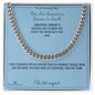 You Are Someone's Reason to Smile - Cuban Link Chain for Him