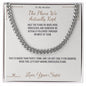 The Plans We Actually Kept - Cuban Link Chain for Brother