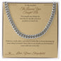 The Lessons You Taught Me - Cuban Link Chain for Stepdad
