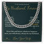 My Husband, Forever - Cuban Link Chain for Husband