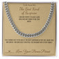 The Best Kind of Surprise - Cuban Link Chain for Stepson
