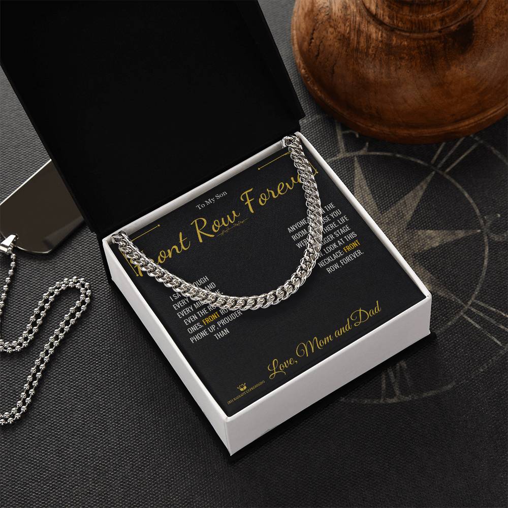 Front Row Forever - Cuban Link Chain for Son