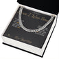 Since I Was Small - Cuban Link Chain for Nephew