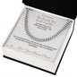 The Family We Built Together - Cuban Link Chain for Stepson