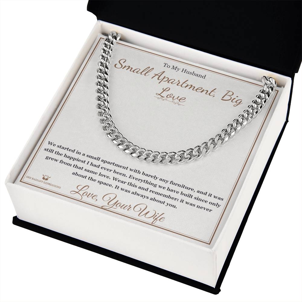 Small Apartment, Big Love - Cuban Link Chain for Husband