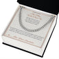 The Man Who Chose Us - Cuban Link Chain for Stepdad