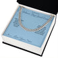The Silence That Said Enough - Cuban Link Chain for Brother