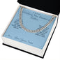Watching You Become a Father - Cuban Link Chain for Brother