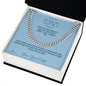 The Rifle You Taught Me to Respect - Cuban Link Chain for Dad