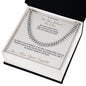 The Man Behind the Jokes - Cuban Link Chain for Stepdad