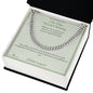 The Man Worth Celebrating - Cuban Link Chain for Him