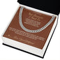 Not Because I Had To - Cuban Link Chain for Boyfriend