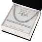 Thank You for the Patience - Cuban Link Chain for Stepdad