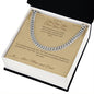 The Dog That Chose You First - Cuban Link Chain for Son
