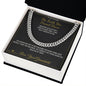 The Faith You Passed Down - Cuban Link Chain for Grandfather