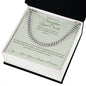 Straighten Your Crown - Cuban Link Chain for Stepson