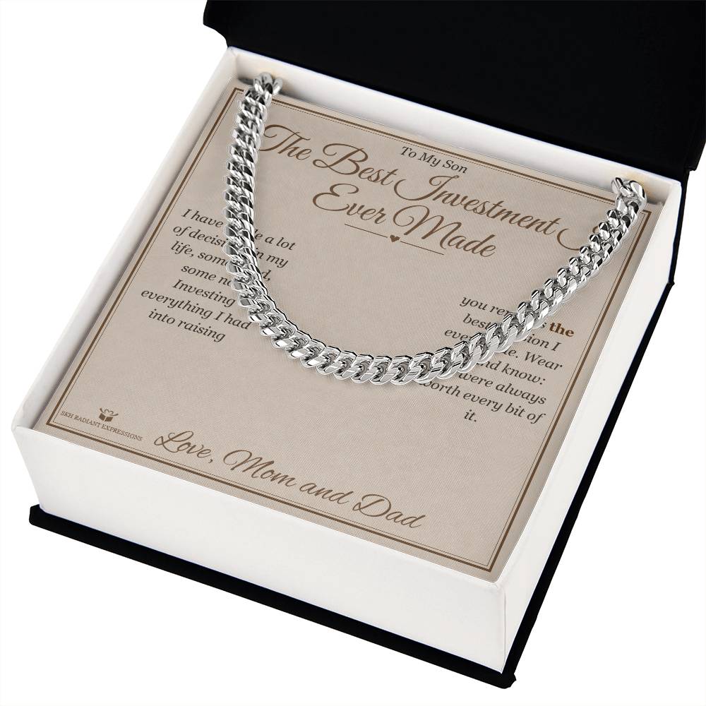 The Best Investment I Ever Made - Cuban Link Chain for Son