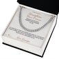Straighten Your Crown - Cuban Link Chain for Grandson