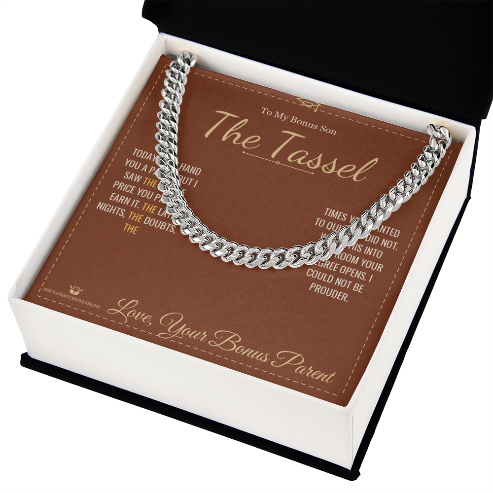 The Tassel - Cuban Link Chain for Stepson