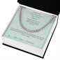 The Man Who Showed Up Anyway - Cuban Link Chain for Stepdad