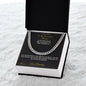 To My Grandson, Always - Cuban Link Chain for Grandson