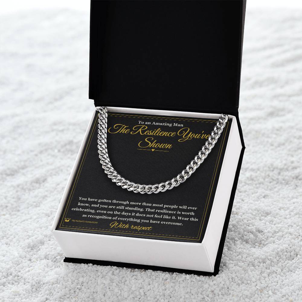 The Resilience You've Shown - Cuban Link Chain for Him