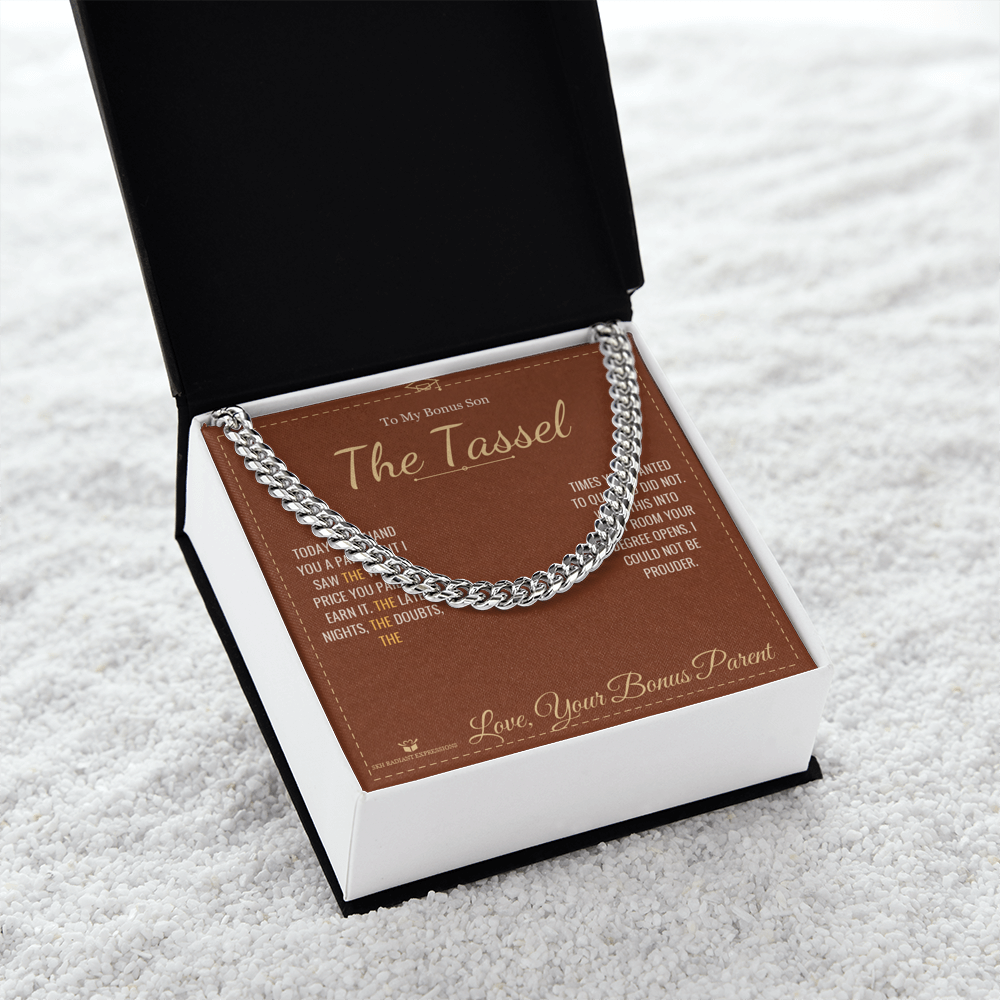 The Tassel - Cuban Link Chain for Stepson