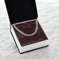 The Voice That Calms Me Now - Cuban Link Chain for Son