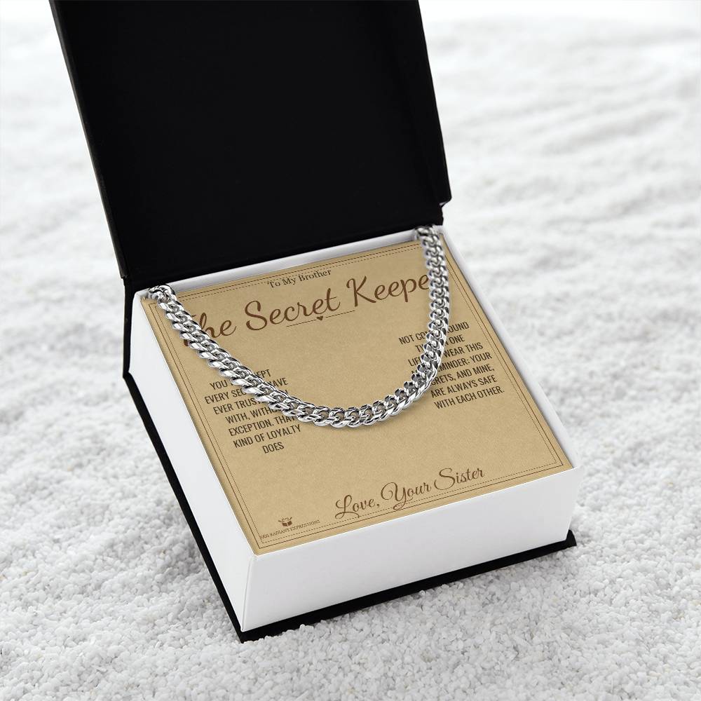 The Secret Keeper - Cuban Link Chain for Brother