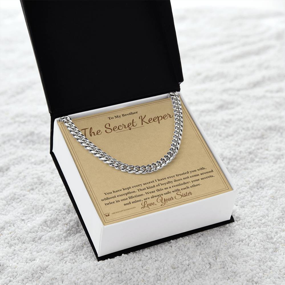 The Secret Keeper - Cuban Link Chain for Brother