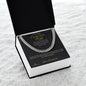 Every Visit, A Gift - Cuban Link Chain for Grandson