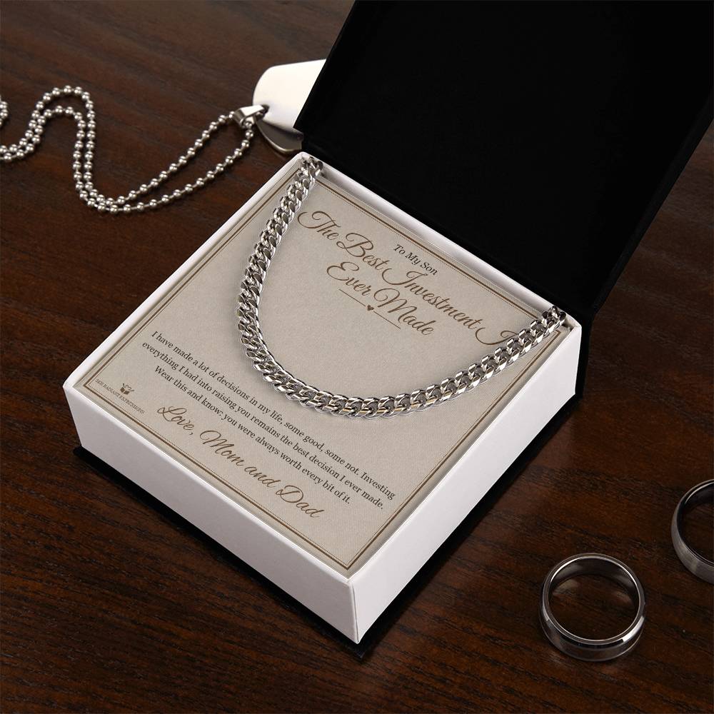 The Best Investment I Ever Made - Cuban Link Chain for Son