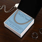 The Quiet Support - Cuban Link Chain for Stepdad