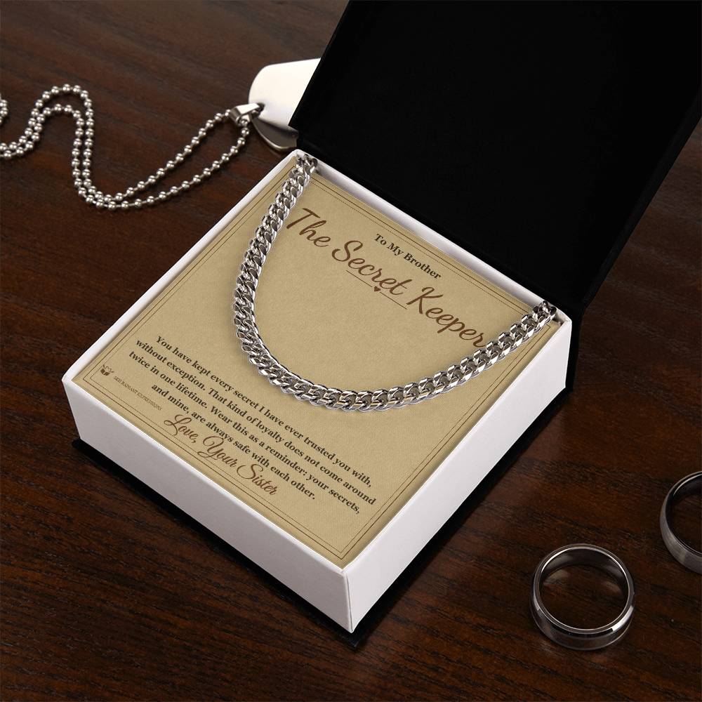 The Secret Keeper - Cuban Link Chain for Brother