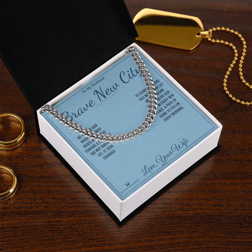 Brave New City - Cuban Link Chain for Husband