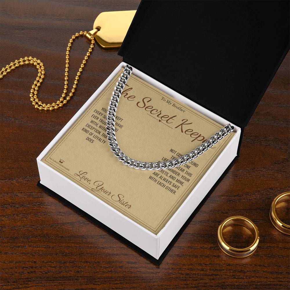 The Secret Keeper - Cuban Link Chain for Brother