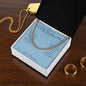 To My Grandson, Always - Cuban Link Chain for Grandson