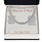 Not Because I Had To - Cuban Link Chain for Husband
