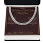 The Voice That Calms Me Now - Cuban Link Chain for Son