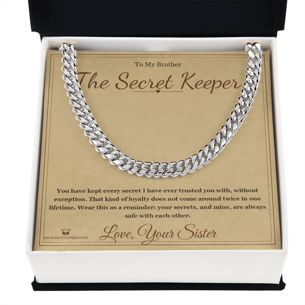 The Secret Keeper - Cuban Link Chain for Brother