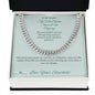 The Man Who Showed Up Anyway - Cuban Link Chain for Stepdad