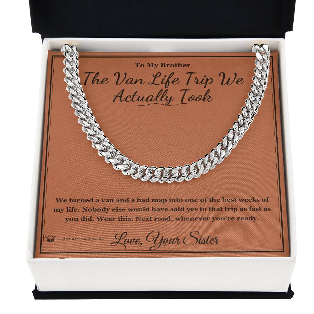 The Van Life Trip We Actually Took - Cuban Link Chain for Brother