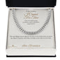 I Cannot Fix Time - Cuban Link Chain for Grandson