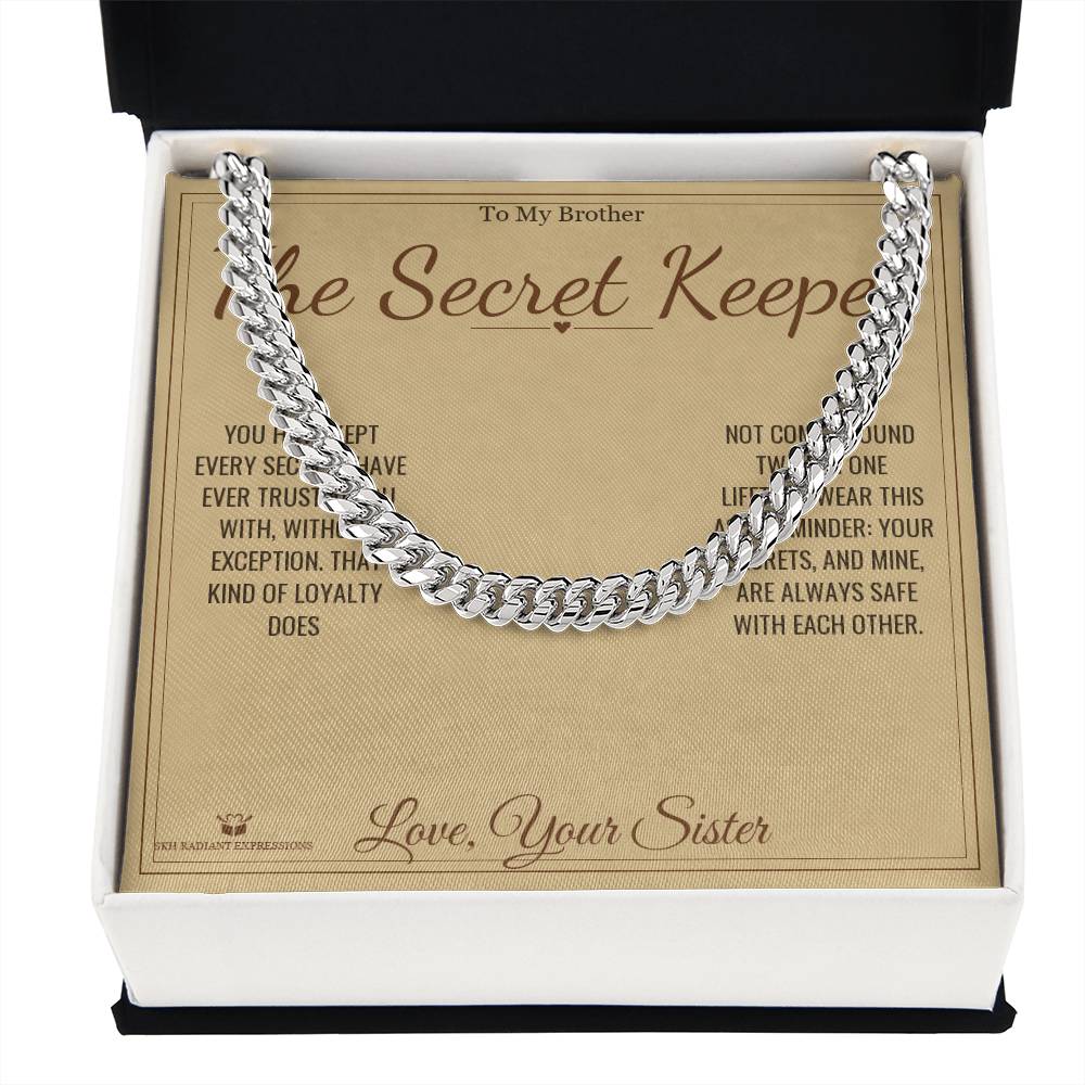 The Secret Keeper - Cuban Link Chain for Brother