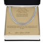 Our Best Talks Happen With a Rod in Your Hand - Cuban Link Chain for Husband