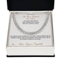 The Man Behind the Jokes - Cuban Link Chain for Stepdad