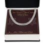 The Voice That Calms Me Now - Cuban Link Chain for Son